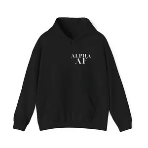 Alpha AF Minimalist Hoodie — Streetwear  Pullover