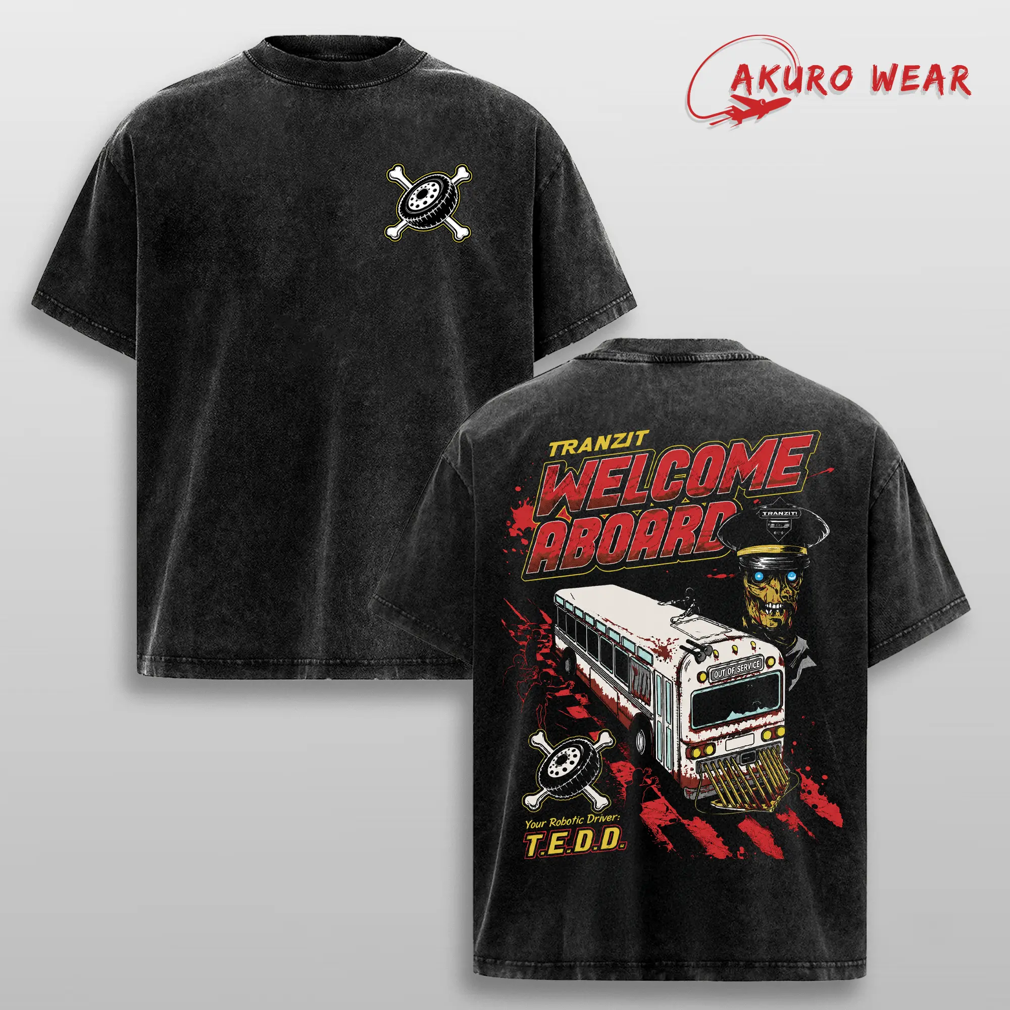 Call of Duty Zombies Tranzit T.E.D.D Bus Driver Shirt, Black Ops 2 Zombies Graphic Tee, COD Zombie Mode Vintage Gamer T Shirt, Gaming Merch Gift