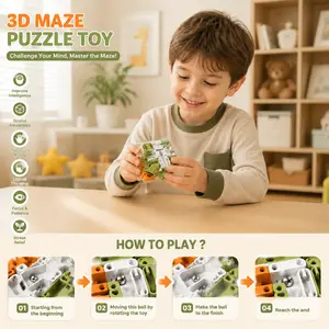 3D Cube Puzzle, Color-Match Game, Education Sensory Toys Birthday and Adults Gift.