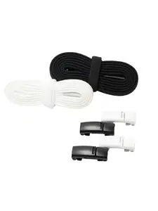 Magnetic Buckle Lazy No Tie Shoelace Elastic, Pair Pack Magnetic Shoe Laces for Easy Wear, Durable & Comfortable Design, Casual