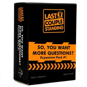 So You Want More Questions Expansion Pack 1 for Last Couple Standing Card Game 108 New Question Cards to Add More Fun to Your Game Night Perfect for 2 or More Couples Family Fun Game