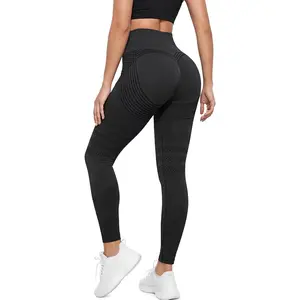 Anti Cellulite Compression 3D Leggings Women Butt Lifting Tummy Control with Resistance Bands Gym Yoga Pants