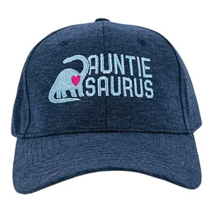 Auntiesaurus Hat Funny Sarcastic Dino Graphic Novelty Cap Funny Hats Dinosaur  Funny Aunt  Novelty Caps for Men Navy - Standard