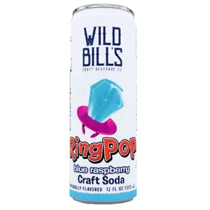 Wild Bill's X Ring Pop - Blue Raspberry
