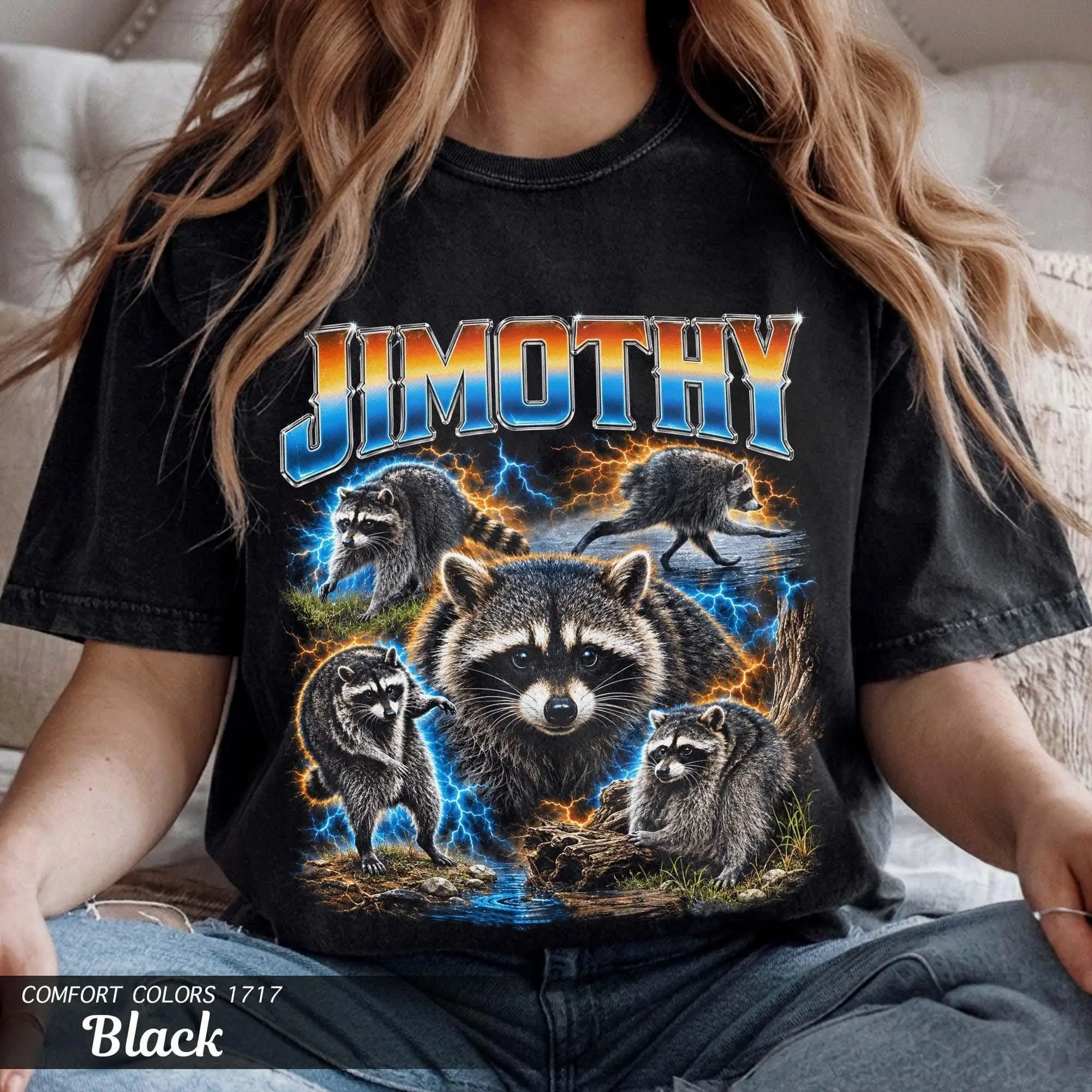 Jimothy Raccoon Shirt, Comfort Colors Tee, Viral Seattle Meme Gift