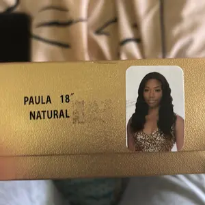 Paula 18" Natural Hair Extension - 18 Inches Long, Natural Color, Ideal for Enhancing Your Hair