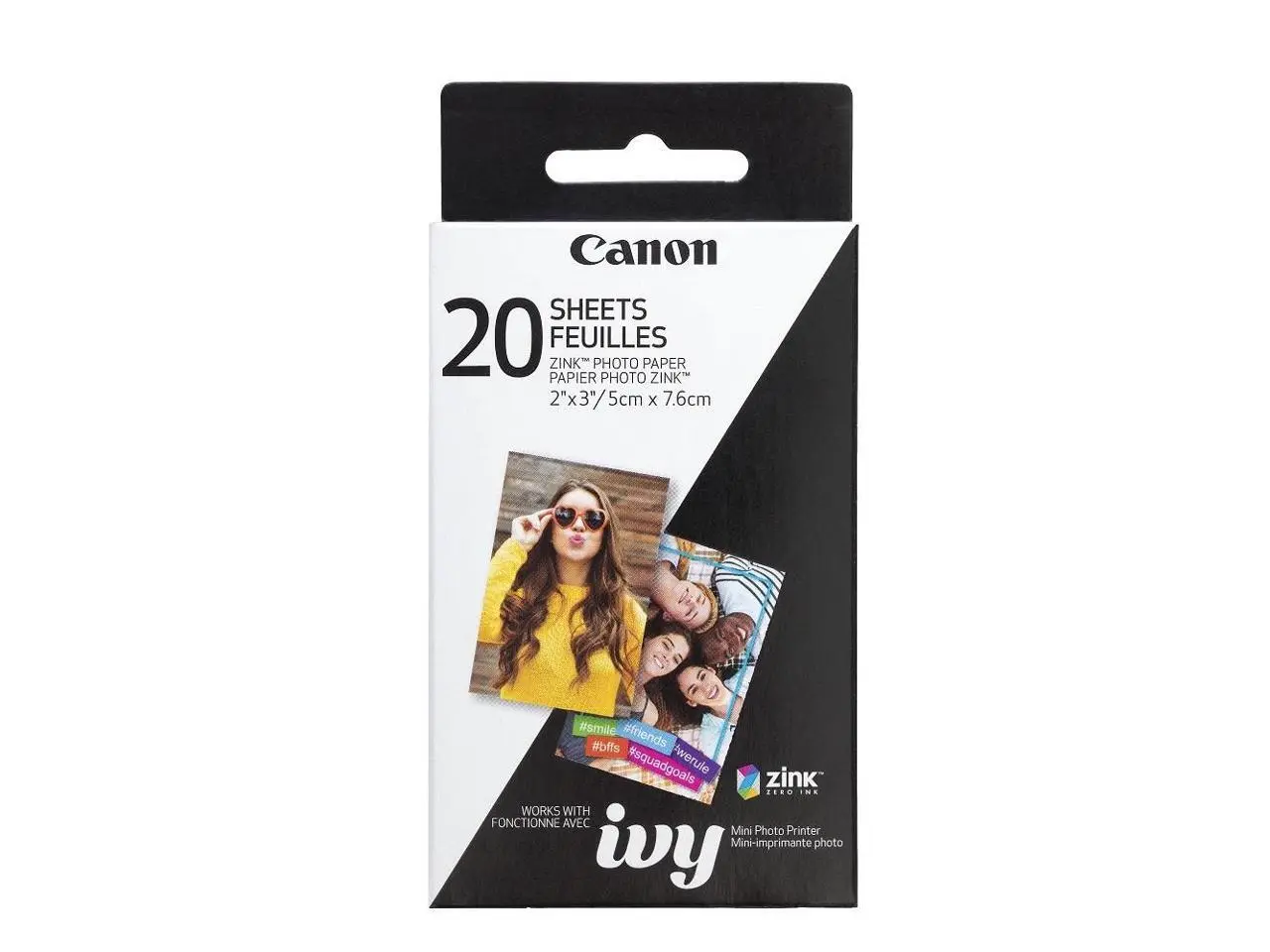 CANON ZINK PHOTO PAPER PACK (20 SHEETS) CANON ZINK PHOTO PAPER PACK (20 SHEETS)