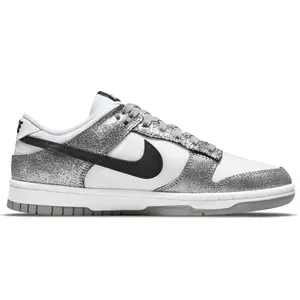 Women's Nike Dunk Low Metallic Silver/Off Noir-White (DO5882 001)