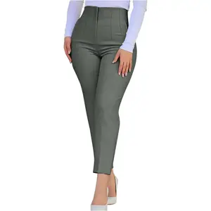 Women’s Dress Pants, Work Pants, Business Casual Trousers, Slacks for Women, High-Waisted Office Pants, Work Pants