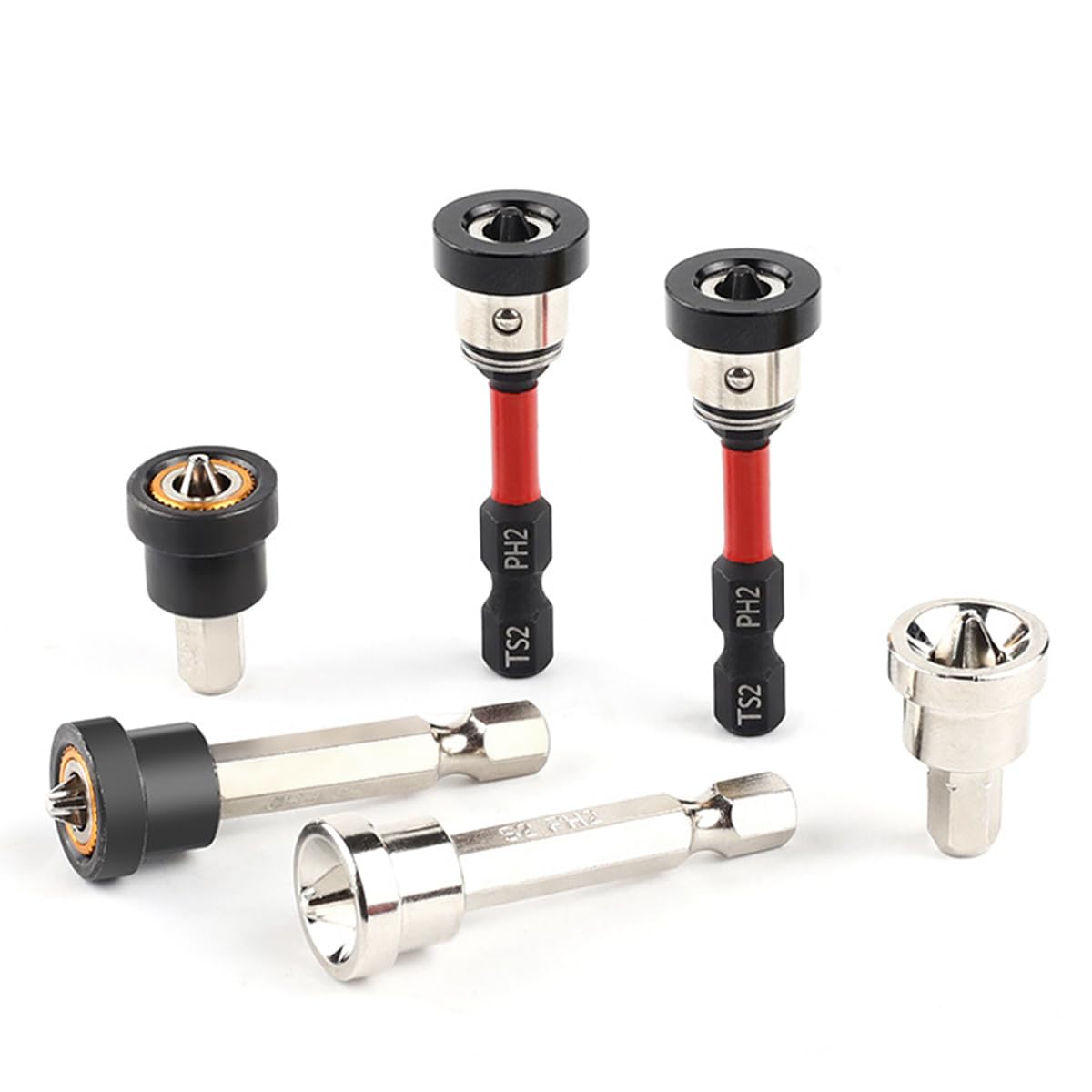 5pcs Drywall Bit Attachment with DepthStop, PH2 Magnetic Drywall Screwdriver Bits for Countersinking Drywall Screws in Plasterboard,1/4 Inch Hex Shank Plasterboard Bit 5pcs Drywall Bit Attachment with DepthStop, PH2 Magnetic Drywall Screwdriver Bits for Countersinking Drywall Screws in Plasterboard,1/4 Inch Hex Shank Plasterboard Bit