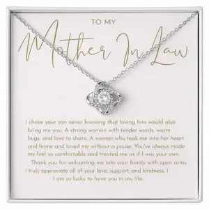 Mother In Law Gift, Mother’s Day Gift, Mother of the Groom Gift, Mother In Law Necklace, Meaningful Jewelry Gift for Her
