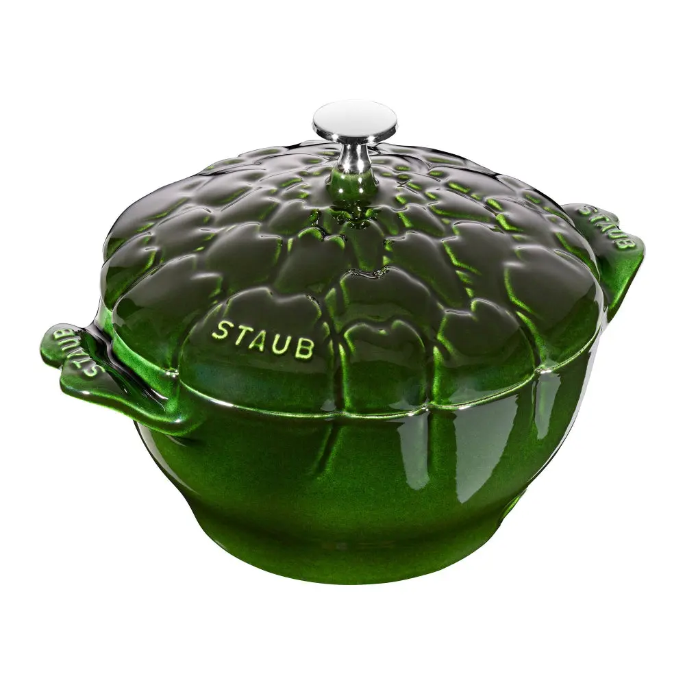 Staub Cast Iron 3-Quart Artichoke Cocotte - Basil