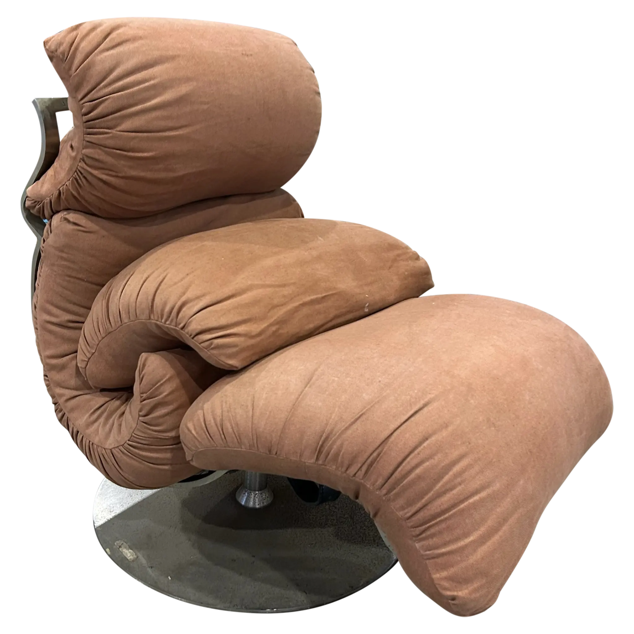 Sculptural Postmodern Lounge Chair, Saporiti, 1970s