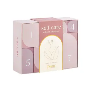 Pinch Provisions Self-Care Advent Calendar - Body Care, Luxury Moisturizing, Comfort, Skin Repair, 7 Surprises - Lavender