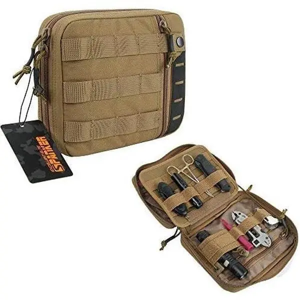 Molle Admin Pouch Tactical EDC EMT Utility Tool Pouch Medical Organizer Bag Modular Pouches Waist Pouch