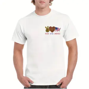 Peace Love America men T-shirt
