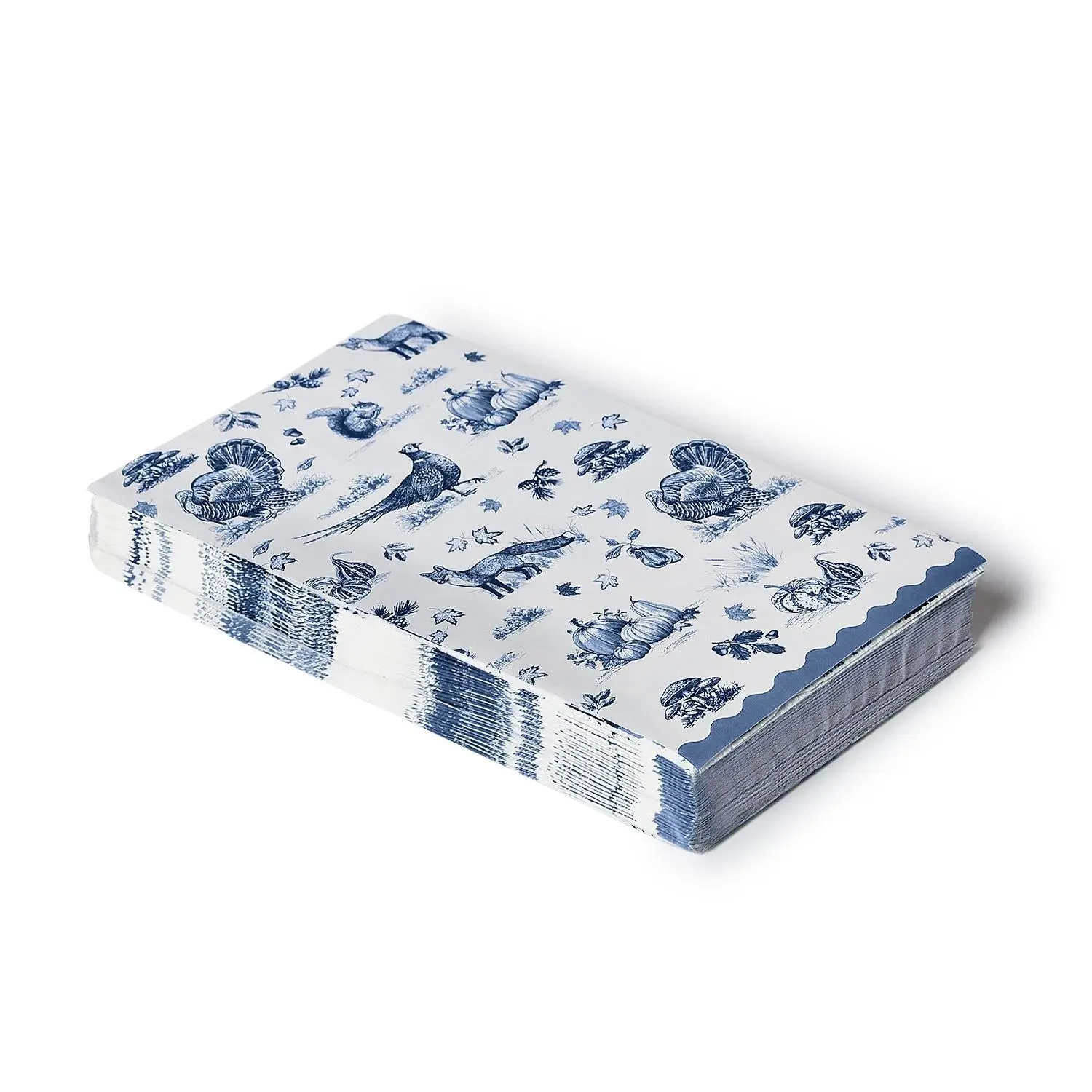 Blue Toile Paper Napkin