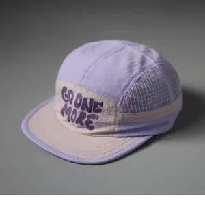 1pc Unisex Quick-Dry Baseball Cap with "GO ONE MORE" Embroidery - Lightweight, Breathable Mesh Back, Adjustable Fit, Gray & Black Design for Outdoor Activities, Baseball Cap baseball cap