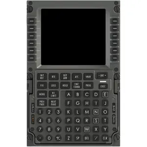 Cockpit Simulator 737M CDU Flight Simulator Control Display Unit – 1:1 CNC Aluminum Hardware, Real Silicone Keys, Full-Color Display, USB-C Plug-and-Play