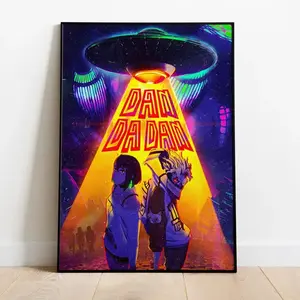 Dandadan Anime Poster, Ken vs Momo Wall Art, Anime Fan Gift, Japanese Animation Print