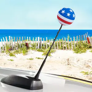 USA American Flag Ball Car, Truck, SUV Antenna Topper Auto Accessory