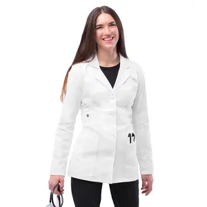 Adar 36" Contemporary Fit Tab Waist Lab Coat