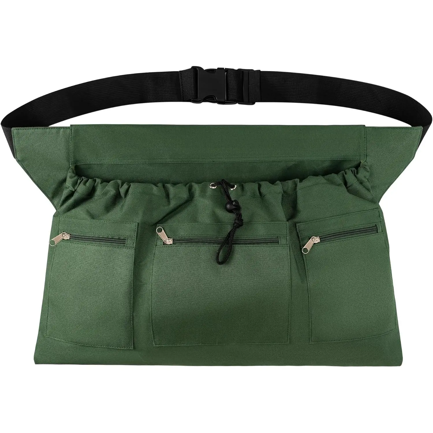 Gardening Apron, Garden Aprons with Pockets & Drawstring Bag,  600D Fruit Storage Harvest Picking Apron Pouch for Women & Men