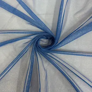 Metallic Foil Dotted Mesh Fabric - Sold By The Yard 