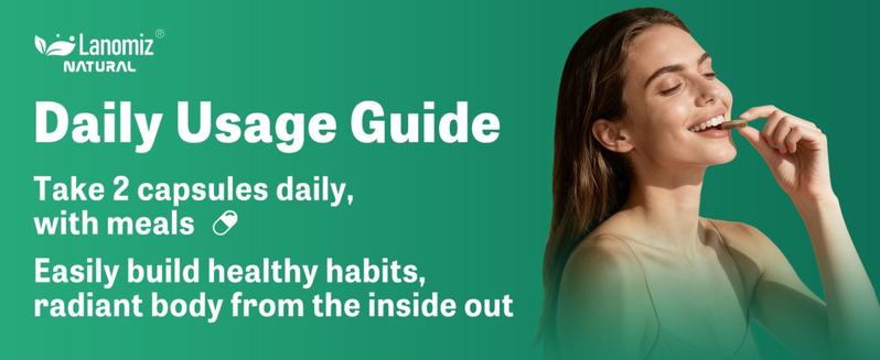 LANOMIZ White Kidney Bean Extract with Probiotics | Carb Metabolism Support for Men & Women | Daily Gut Health Formula to Aid Digestion | Vegan