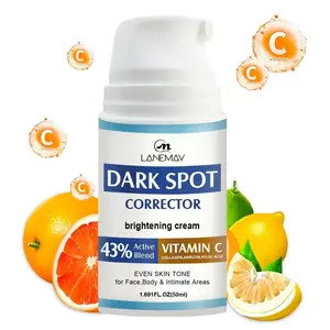 Dark Spot Corrector with 43% Active Vitamin CComplex,Beauty Collagen, Acid, Vitamin BlendEvens Skin Tone for Face Body & Intimate AreasReduces Age Spots & Brightens Dull Skin lldealfor All Skin Types & Sensitive Zone Care