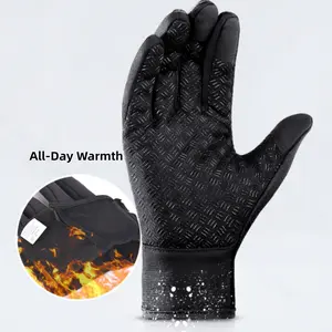 Winter Waterproof Warm Gloves Women Men with Touchscreen Fingers, Ski Snow Windproof for Cold Weather Thermal, for Running Hiking Driving Cycling Outdoor Sports Daily Work