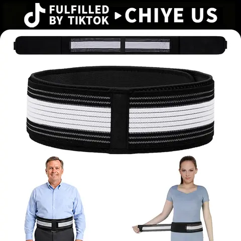 Sacroiliac Hip Posture Belt, Lumbar Support for Sciatica & SI Joint Lower Back Pain Relief, Adjustable Non-Slip Breathable Brace for Men and Women