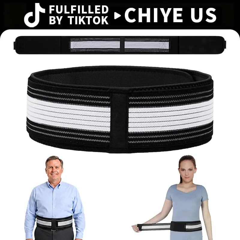 Sacroiliac Hip Posture Belt, Lumbar Support for Sciatica & SI Joint Lower Back Pain Relief, Adjustable Non-Slip Breathable Brace for Men and Women
