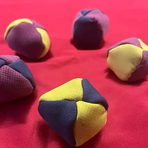 CS MAMA's 1 Hacky Sack (Hackey Sack) 2.5" Wide Sand Filled with Inner Plastic Baggie Water Resistant Fun for Tricks and Games