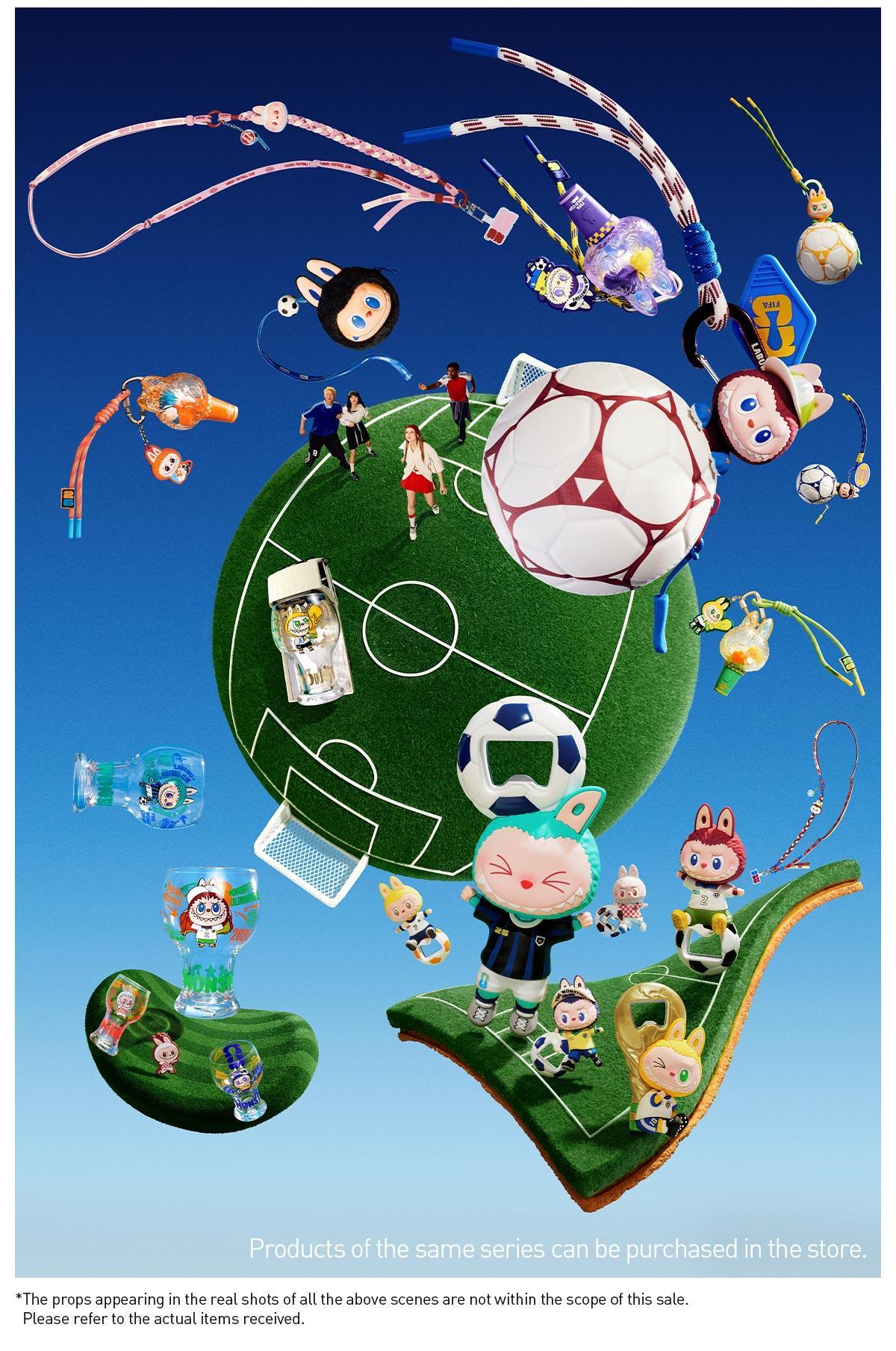 [POP NOW]THE MONSTERS × FIFA SERIES-Glass Cup Blind Box POP MART