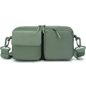 Foldable Crossbody Bag with Storage Design, Outdoor Sports Casual Small Shoulder Bag, Daily Use Sporty Style Handbag for Men & Women