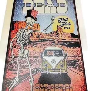 grateful dead tin sign 8x11