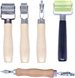 Sound Deadener Roller Set - 5 count Automotive Audio Sound Deadening Tool with Bearings Equipped Seam Roller