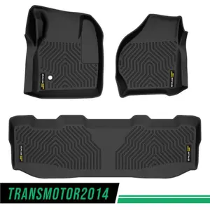 NEW TPE Floor Mats Waterproof Liners Fit For 1999-2007 Ford Super Duty Crew Cab Truck Car Interior Accessories