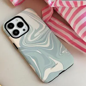 Marble Pattern Phone Case, Fashion Phone Protective Cover, Phone Accessory Compatible with iPhone 11 12 13 14 15 Pro Max, Casing