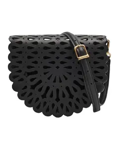 McCall Laser Cut Leather Saddle Black