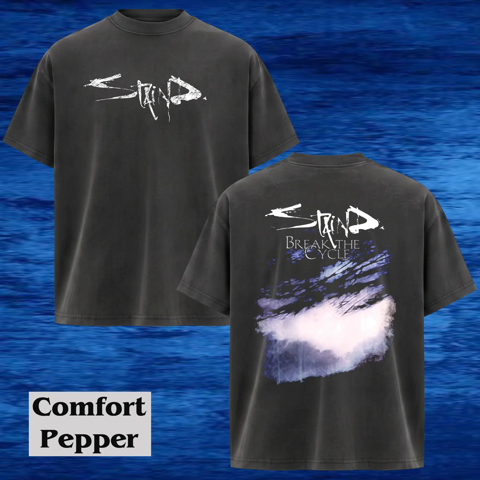 Classic Staind Band Comfort Color T-shirt, Alternative Band Merch, Trending Comfort T-shirt, 90s Graphic Tee, Vintage Tee, Grunge Aesthetic Shirt, Menswear Streetwear Short Sleeve Crewneck, Summer Outfits, Gift For Him Her