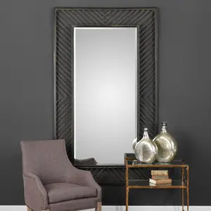 Uttermost Karel Chevron Mirror 09245 Uttermost Karel Chevron Mirror 09245