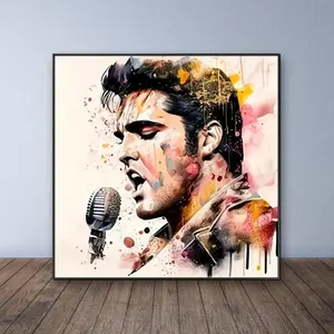 Elvis Presley Painting Kit, 5D Diamond Art Painting Kit, DIY Decorative Art Painting for Home Wall Decor, Diamond Painting Kits