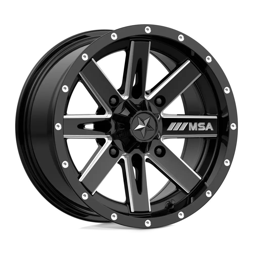 Msa Offroad Wheels M41 Boxer Gloss Black Milled