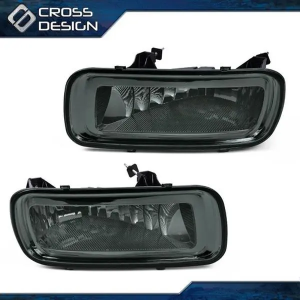 CROSSDESIGN Front Left & Right Car Light Fog Lights Pair, Compatible with 04-06 Ford F-150, Replacement for FO2593197 & FO2592197, Headlight Fog Lights