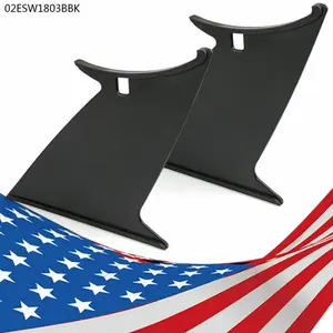 CROSSDESIGN Rear Wing Stiffi Support / Stabilizer 2PC Fit For 2015-2018 Subaru WRX STi Sedan