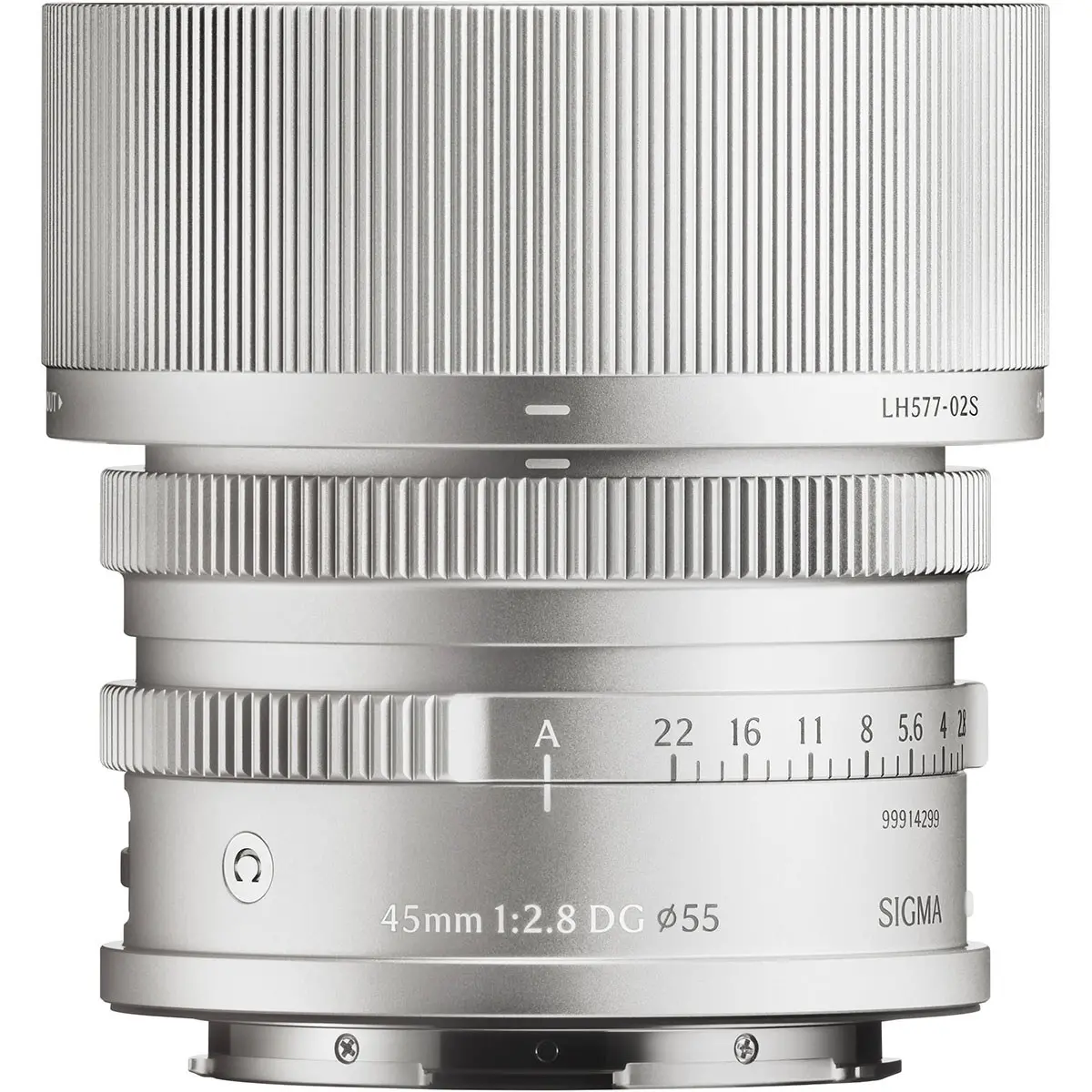 Sigma 45mm f/2.8 DG Contemporary Lens for L Mount, Silver