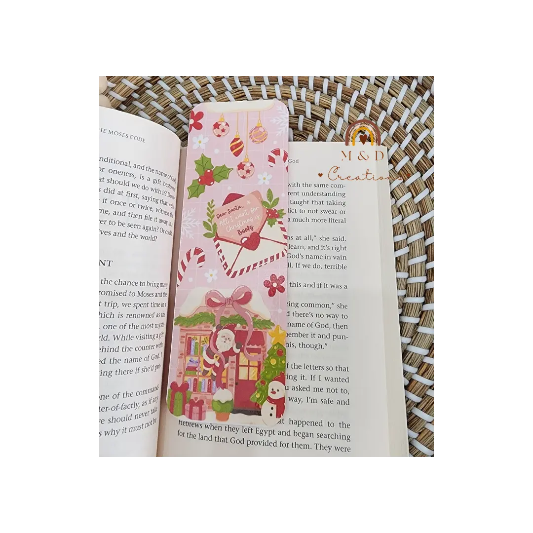 Santa and Snow man Bookmarks