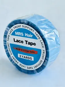 Blue Lace Wig Tape Roll, Strong Adhesive Long Lasting, Waterproof Sweatproof, Daily Wear & Special Occasions, 3 Yards X 2cm